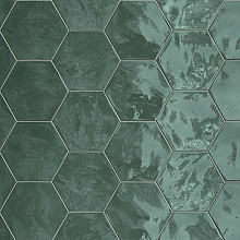 Hexa 10,73x15x1 green echo wall glossy