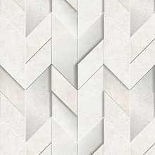 Kos 30x30x1 Vit Mat Mos Freccia 3D