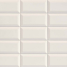Concrete wall 7,5x15x0,8 diamond white glossy