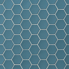 Hexa 31,6x31,6x0,4 Cadet Blue Mat