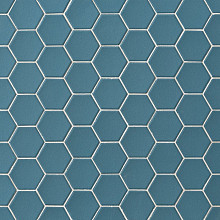 Hexa 31,6x31,6x0,4 Cadet Blue Mat