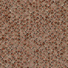 Gravity 30,4x30,7x0,3 Aluminium Hexagon Copper