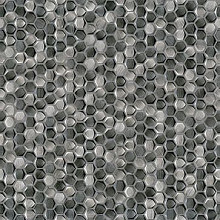 Gravity 30,4x30,7x0,3 Aluminium Hexagon Metal Titanium