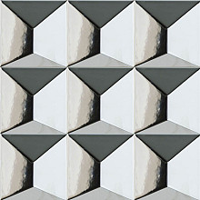 Faces 12,5x12,5x2,4 S3 Plata