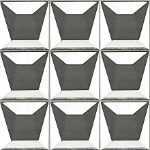 Faces 12,5x12,5x2,4 S4 Plata
