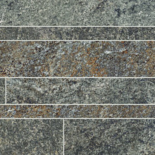Oros Stone 30x60x0,95 Listelli Sfalsati Anthracite Nat