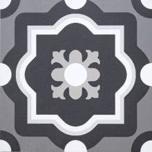 Patchy B&W 04 20x20x0,9 zwart