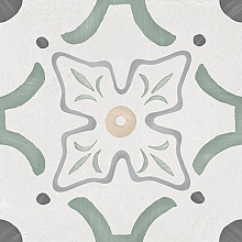Sharqi Green Flower 22,3x22,3x0,9